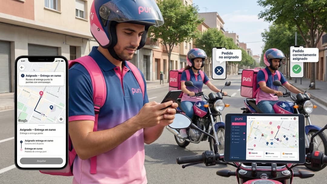 Ser repartidor en Puni