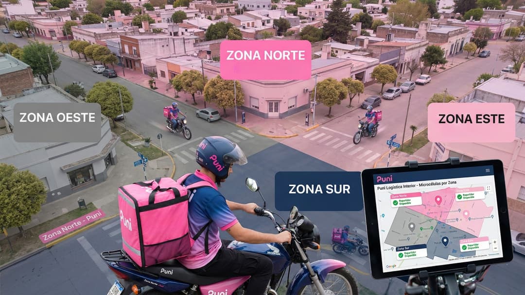 Logística por zonas con Puni